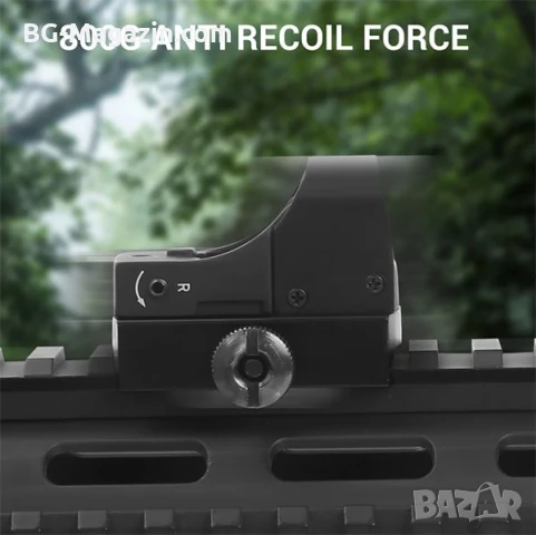 Малък компактен бързомер мерник тактически за пистолет еърсофт въздушна пушка червена зелена точка, снимка 13 - Оборудване и аксесоари за оръжия - 51051113