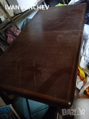 Продавам дизайнерска масичка разтегателна дървена, снимка 5 - Маси - 35654992