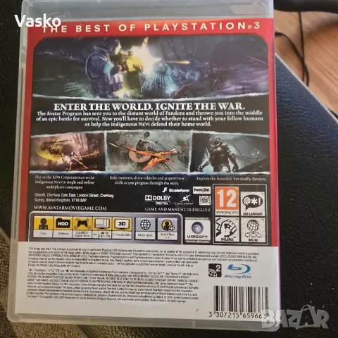 Продавам Avatar Ps3, снимка 2 - Игри за PlayStation - 50291613