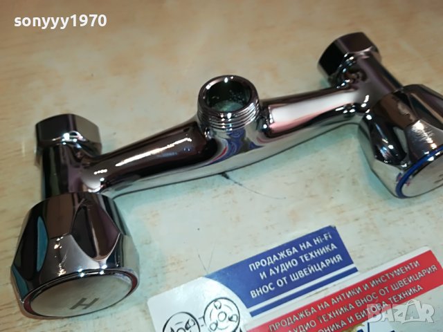 СМЕСИТЕЛ ЗА СТЕНА ЗА ДУШ ИЛИ ЧЕШМА 2903231643, снимка 2 - Смесители - 40182375