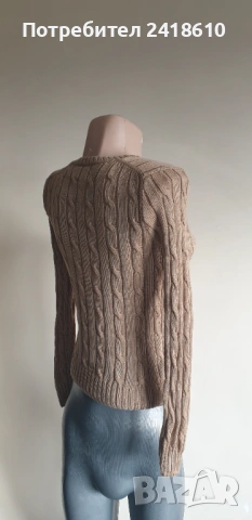 POLO Ralph Lauren Cable Pima Cotton  V - Neck Size XS НОВО! ОРИГИНАЛ! Дамски Пуловер!, снимка 5 - Блузи с дълъг ръкав и пуловери - 53024227