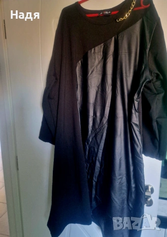 Дамска рокля голям размер спортно елегантна, снимка 2 - Рокли - 53532928