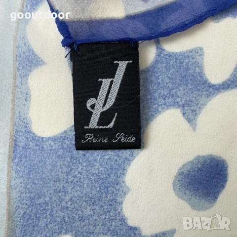 Jammers & Leufgen JL Floral Silk Scarf 35x160, снимка 6 - Шалове - 51287261