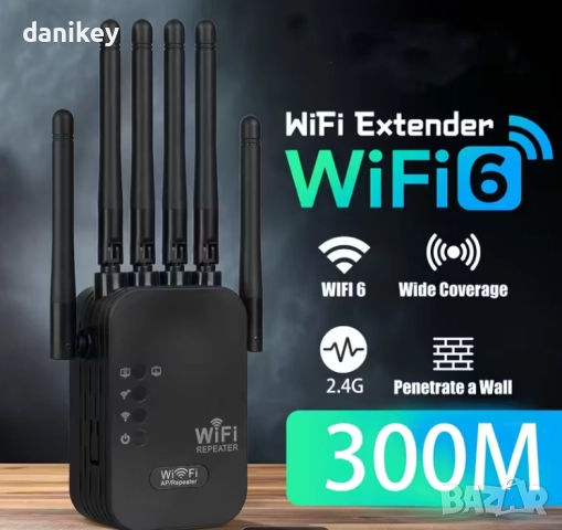 WiFi усилвател, репийтър, repeater, Access Points AP с лан вход изход, снимка 2 - Рутери - 52540097