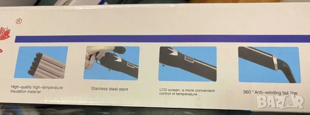 Ретро преса с пет цилиндъра Gemei  , снимка 4 - Преси за коса - 50381349