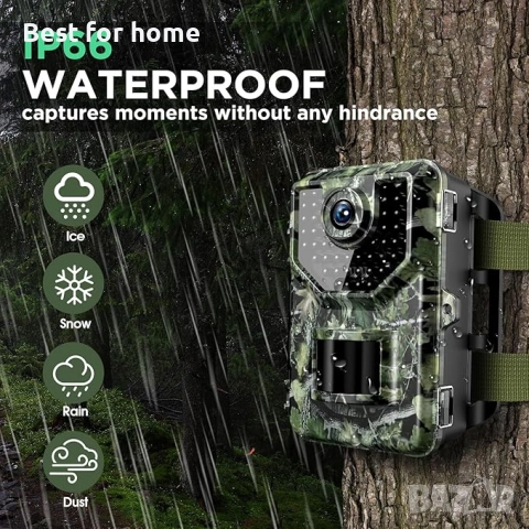 Vikeri 1520P 20MP ловна камера с нощно виждане, активирана с движение, снимка 3 - Други - 51877596