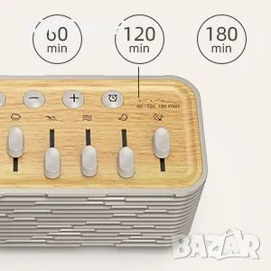 Bluetooth колонка EZVALO машина за бял шум 255+ опции за миксиране нощна лампа за Сън Релакс Йога, снимка 3 - Bluetooth тонколони - 48938487