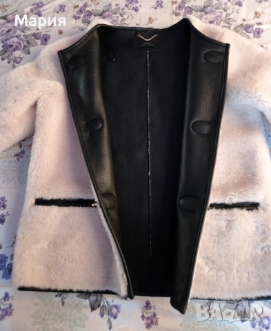 Бяло пухкаво яке, снимка 4 - Якета - 52101617