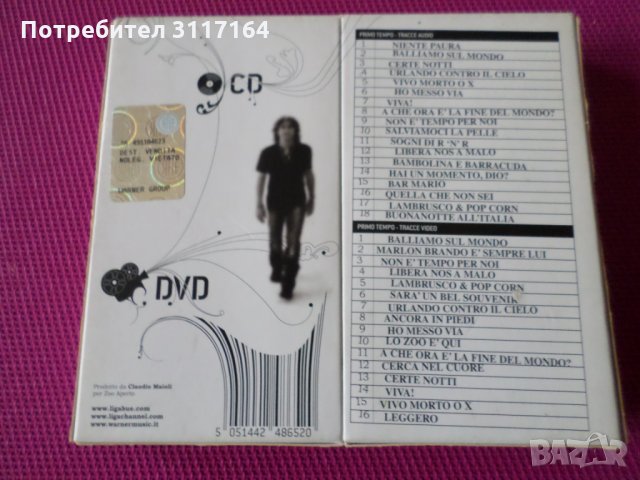 Ligabue - Primo tempo - Cd + DVD - De Luxe Edition , снимка 2 - CD дискове - 33415484