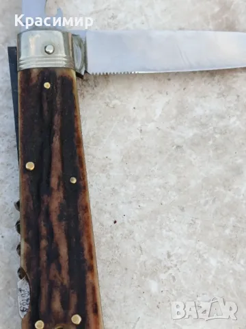 Стар сгъваем нож "PUMA" 70 - 80 година на 20-ти век. Отлично състояние , снимка 7 - Антикварни и старинни предмети - 48633253