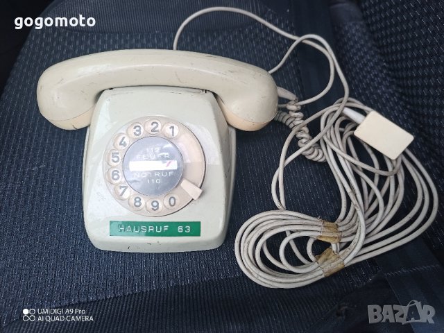 стар телефон с шайба, стари телефони 