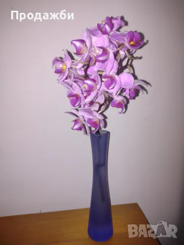 Ваза- лилаво стъкло, снимка 1