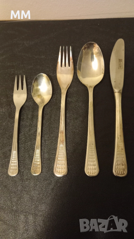 Комплект прибори П.Денев Перла , снимка 8 - Прибори за хранене, готвене и сервиране - 52541927