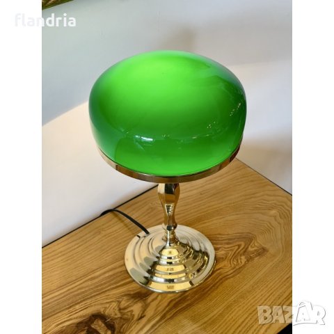 Настолна лампа "Кабинет" (зелена), снимка 2 - Настолни лампи - 44114326