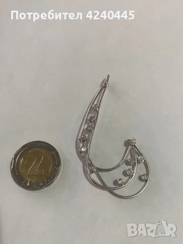 Сребърна висулка, снимка 2 - Колиета, медальони, синджири - 50301876