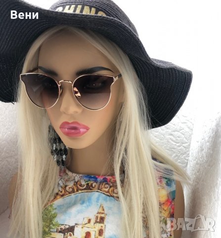 Dior 2020 дамски слънчеви очила тип котка 26, снимка 3 - Слънчеви и диоптрични очила - 28947292