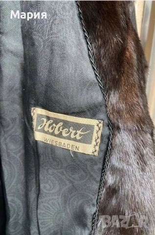 Дамско палто от норка (Nerz), кафяво, без забележки, снимка 9 - Палта, манта - 52506367