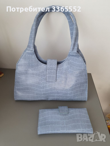 Дамска чанта + портмоне, комплект, снимка 2 - Чанти - 36523557