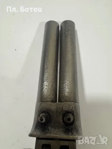 Стар двуцевен капсулен пистолет, снимка 4 - Антикварни и старинни предмети - 49904438