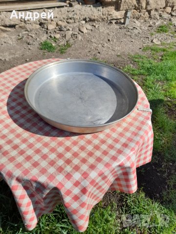 Стара алуминиева тава,тепсия #8, снимка 2 - Други ценни предмети - 32477683