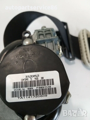 Преден ляв колан за безопасност за Jeep Patriot (2008) 605884105C, снимка 3 - Части - 53510514