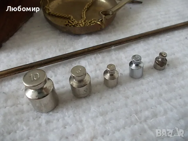 Стара настолна везна, снимка 10 - Антикварни и старинни предмети - 50046067