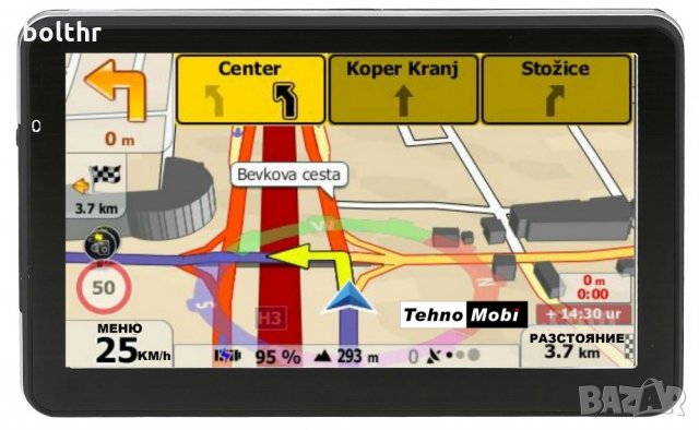 GPS НАВИГАЦИЯ DINIWID N7 EU FM 256MB RAM 800MHZ 8G