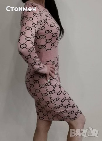 Страхотни рокли-еластично плетиво, снимка 5 - Рокли - 38474668