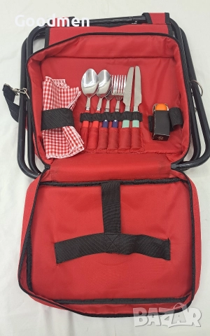 Пикник раница с посуда , снимка 7 - Къмпинг мебели - 52897666