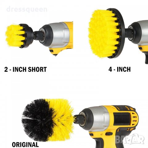 2561 Комплект от 3бр.почистващи четки за винтоверт, снимка 4 - Други стоки за дома - 28481922