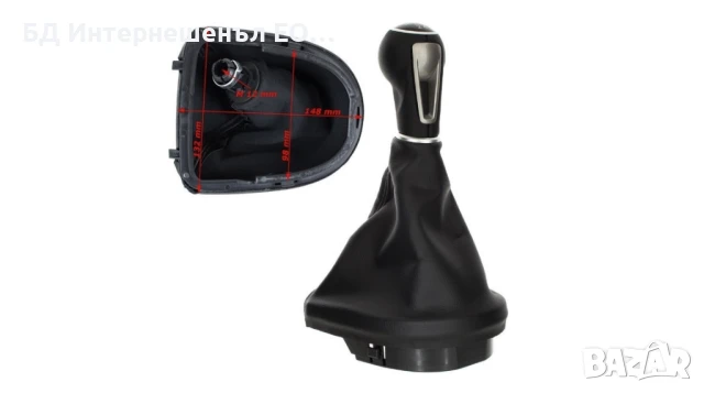 Топка за скоростен лост с маншон, Seat Leon, Toledo, Altea, Кожа, снимка 3 - Части - 50929400