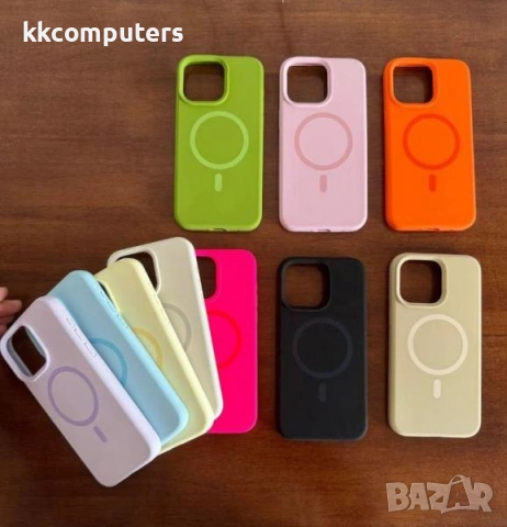 Калъф Liquid Silica MagSafe за iPhone 17 6.3 / Оранжев / + Протектор Баркод : 3133499, снимка 3 - Калъфи, кейсове - 53106067