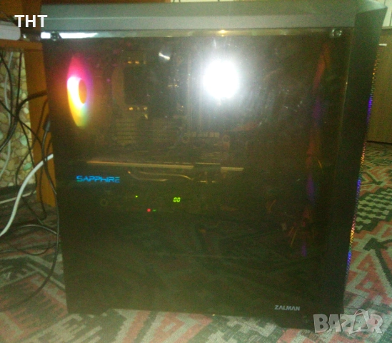 ГеймингPC XeonX5670-6с/12т/RX580-8gb/16gbDDR3/240ssd/500ssd/750PSU, снимка 3 - Геймърски - 53204041