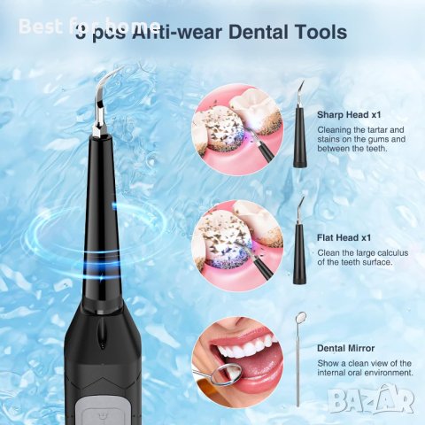 Уред за почистване на зъби и зъбна плака FLEND Code, снимка 3 - Стоматология - 43591063