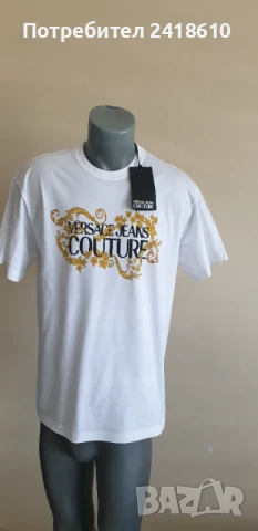 Versace Jeans Couture Cotton Regular Fit Mens Size M НОВО! ОРИГИНАЛ! Мъжка Тениска!, снимка 9 - Тениски - 50738473