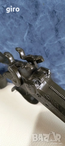 Реплика на двуцевен капсулен пистолет, снимка 4 - Колекции - 53386363