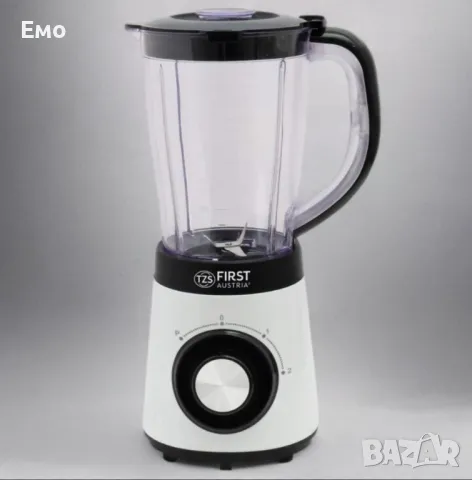 Блендер с мощност 500W, Пулс функция, 2 нива на скорост, 4 остриета от неръждаема стомана FIRST, снимка 5 - Блендери - 47734928