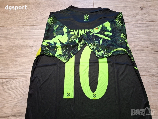 Флуоресцентна футболна тениска на Бразилия#Неймар#10!, снимка 3 - Футбол - 52063603