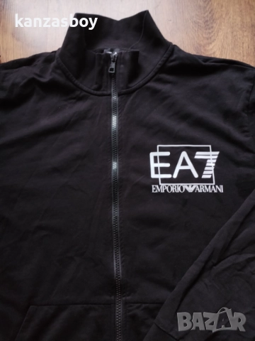 ea7 emporio armani - страхотно мъжко горнище ХЛ КАТО НОВО, снимка 4 - Спортни дрехи, екипи - 52458276