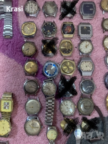 Неработещи механични часовници различни марки