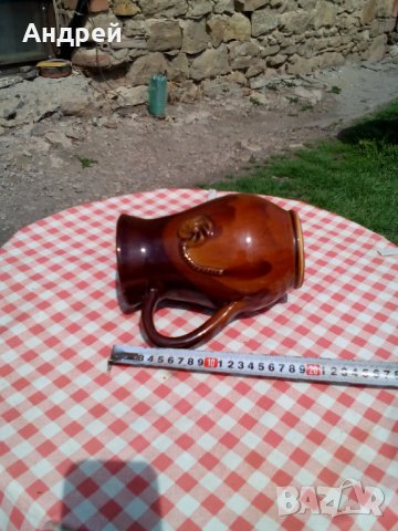 Старинна керамична кана #4, снимка 5 - Антикварни и старинни предмети - 28612048