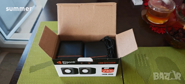 Тонколони аудио Kisonli, USB, снимка 3 - Тонколони - 52238363