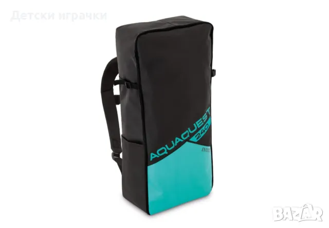 Надуваем Падълборд Youth SUP борд с гребло INTEX Aqua Quest 240, 244 х 76 х 13 см, снимка 8 - Водни спортове - 49981866