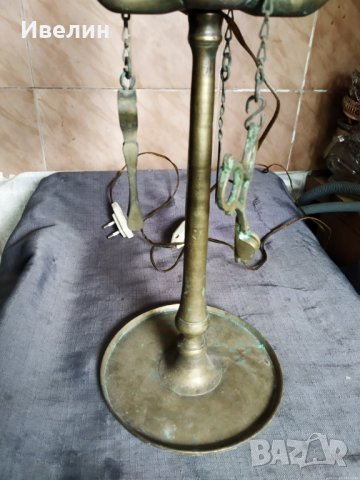 стара настолна лампа арт деко, снимка 3 - Настолни лампи - 28980386