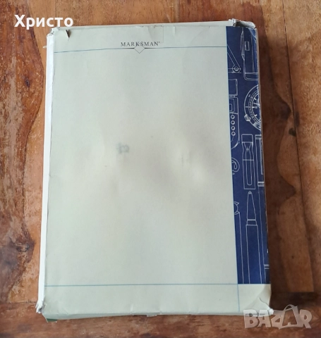 чанта папка луксозна за документи синя Марксман Marksman Размер А4, снимка 13 - Ученически пособия, канцеларски материали - 52349682
