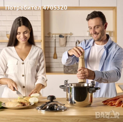 Тенджера под налягане Taurus Classic Moments 4L, снимка 5 - Съдове за готвене - 53064354