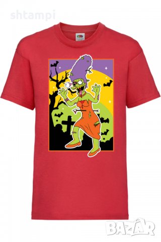 Детска тениска The Simpsons Marge Simpson 01,Halloween,Хелоуин,Празник,Забавление,Изненада,Обичаи,, снимка 3 - Детски тениски и потници - 38158697