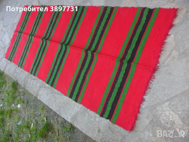 Уникална антична пътека от миналия век ! - вълнена, Нова !, снимка 2 - Антикварни и старинни предмети - 50508757