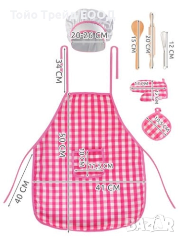 Детски готварски комплект - 7 елемента, снимка 8 - Образователни игри - 52671492