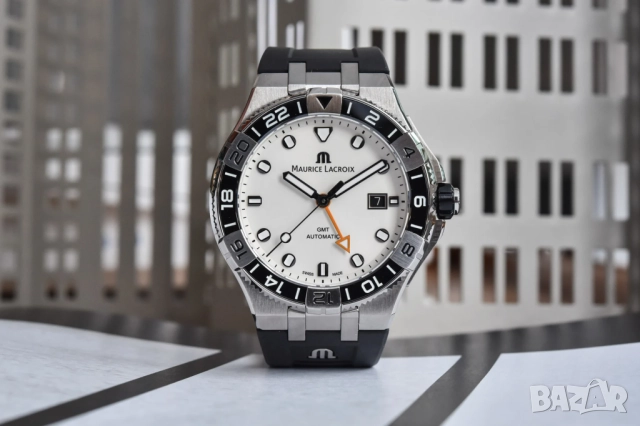 Чисто нов Maurice Lacroix Aikon Venturer GMT Automatic, снимка 2 - Мъжки - 52776505